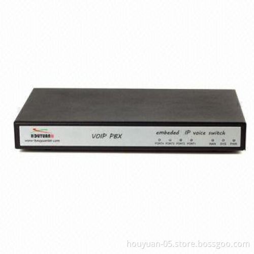 VoIP PBX, Based on Open Source uClinux with GUI Web Interface, IP08 with 8 Ports FXS/FXO